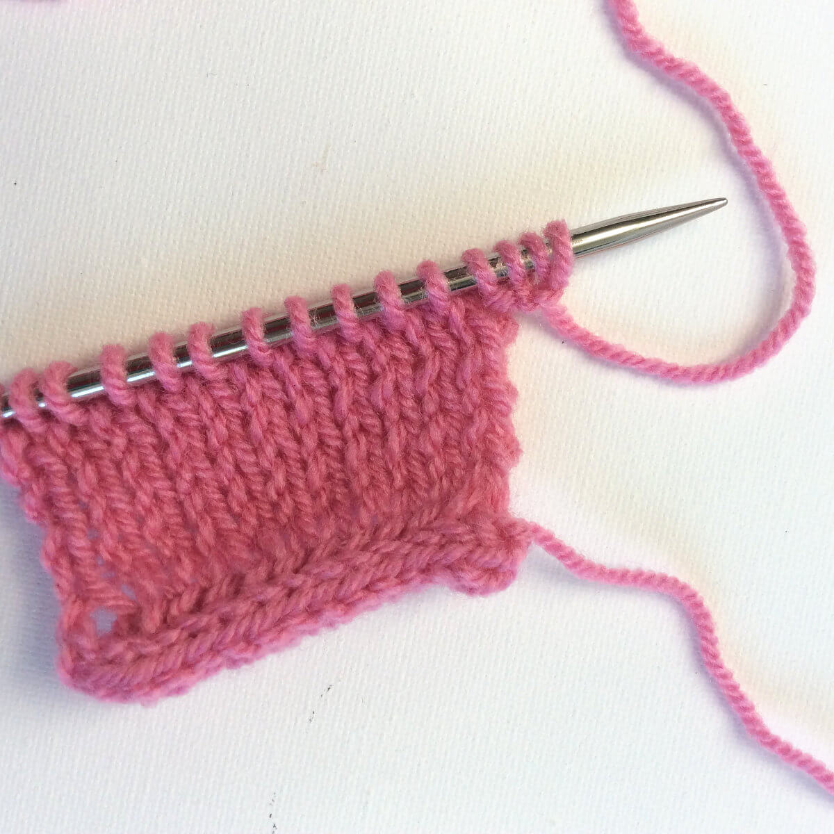 tutorial knitting the icord bindoff La Visch Designs