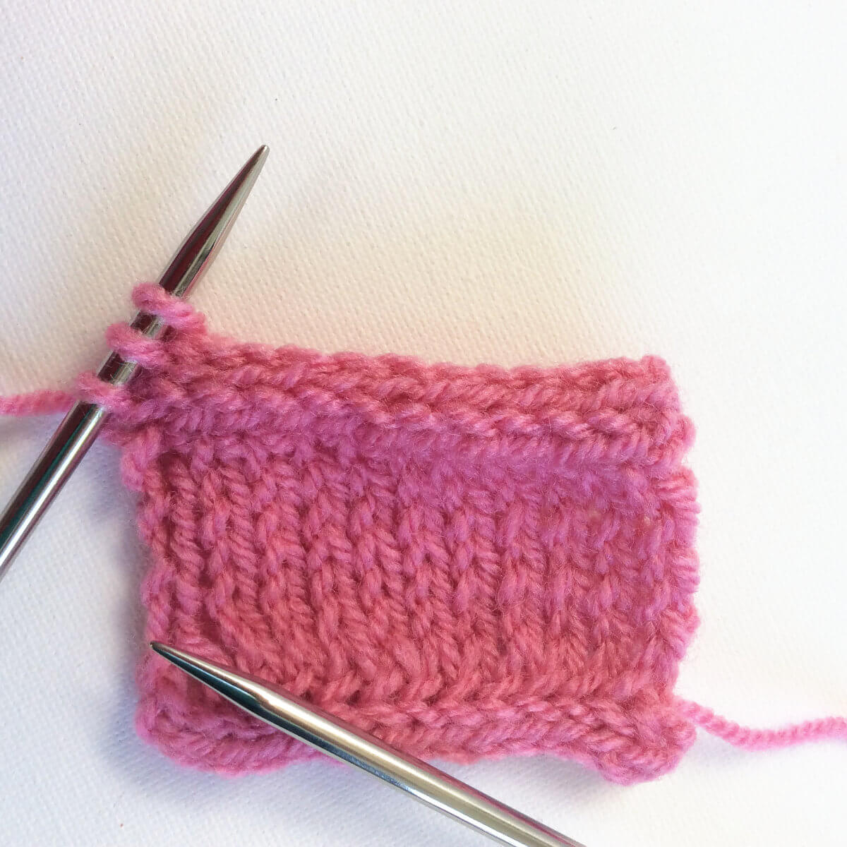 tutorial knitting the icord bindoff La Visch Designs
