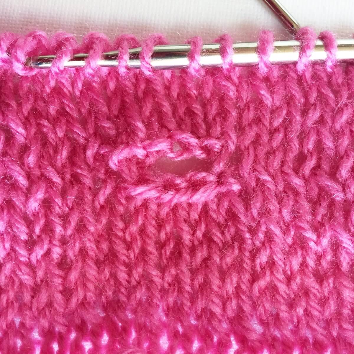 tutorial horizontal 1row buttonhole La Visch Designs