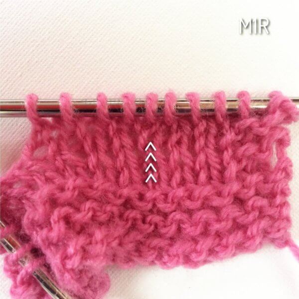 Knitting M1L and M1R increases - a tutorial by La Visch Designs