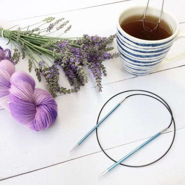 Lavender, yarn and tea