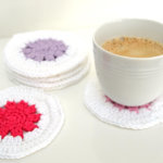 free pattern: fun crochet coasters