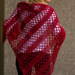 asymmetrical wedge shawl