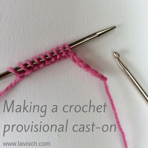 tutorial: crochet provisional cast on