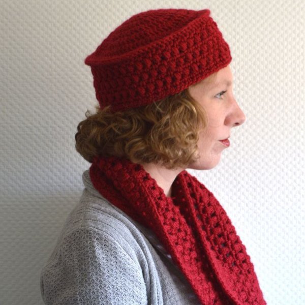 paris pillbox & cowl by La Visch Designs