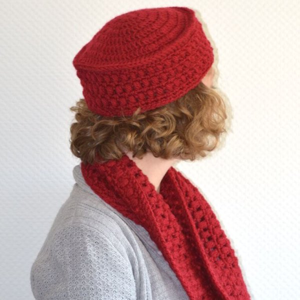 paris pillbox & cowl by La Visch Designs