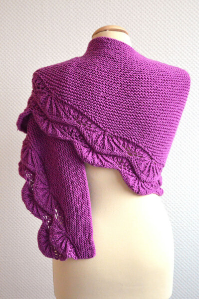 schelp shawl by La Visch Designs