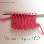 tutorial: picot cast-on