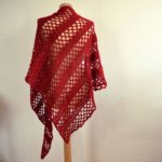 asymmetrical wedge shawl