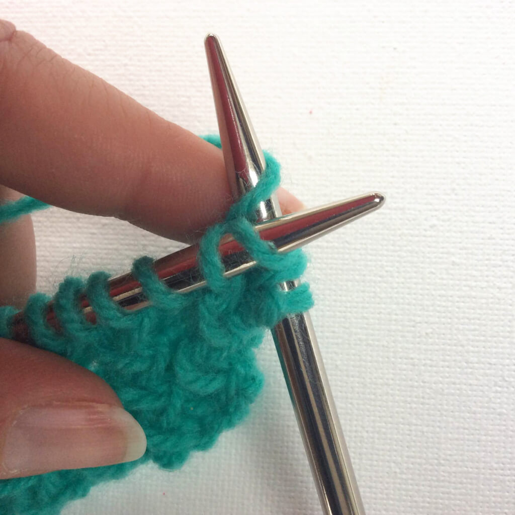 tutorial knitting rickrack rib La Visch Designs