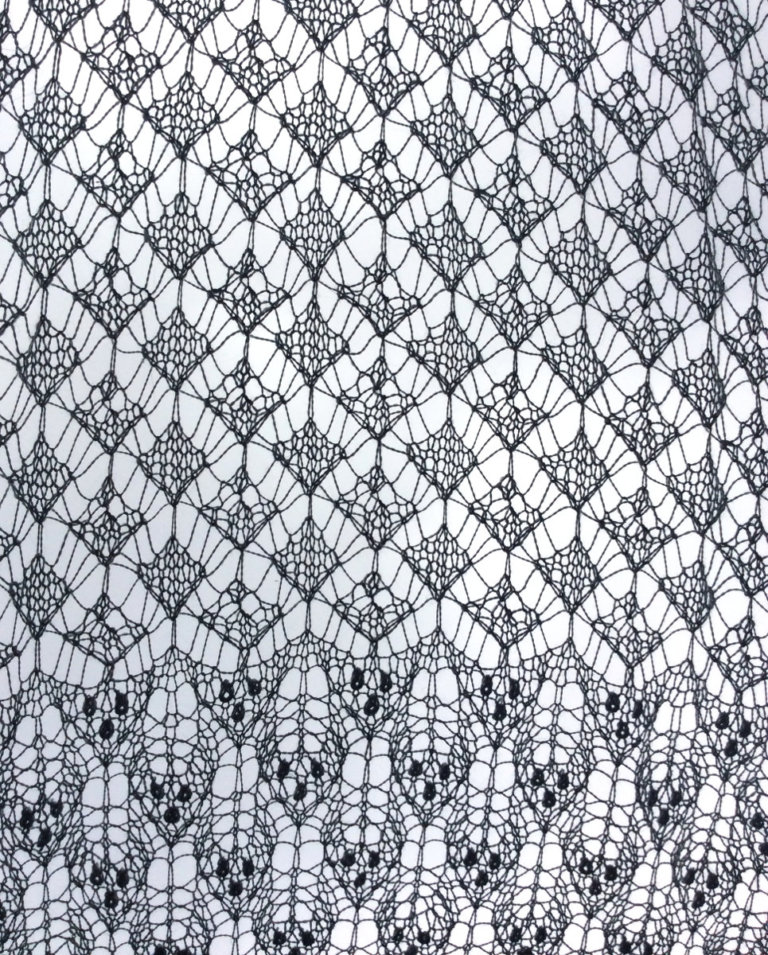 tutorial: Estonian lace knitting nupps La Visch Designs