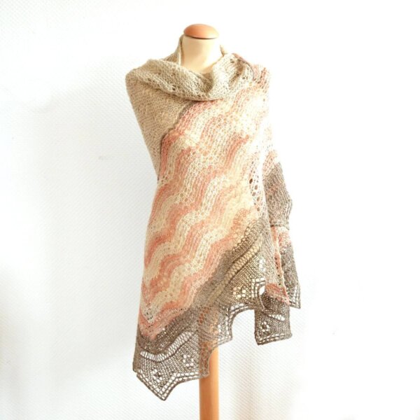 Elena Half Hap a design by La Visch Designs