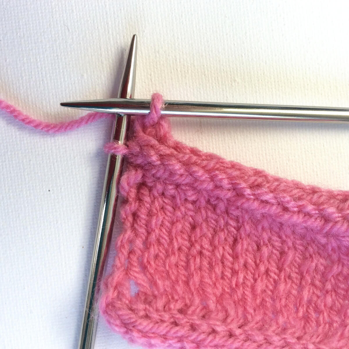tutorial knitting the icord bindoff La Visch Designs
