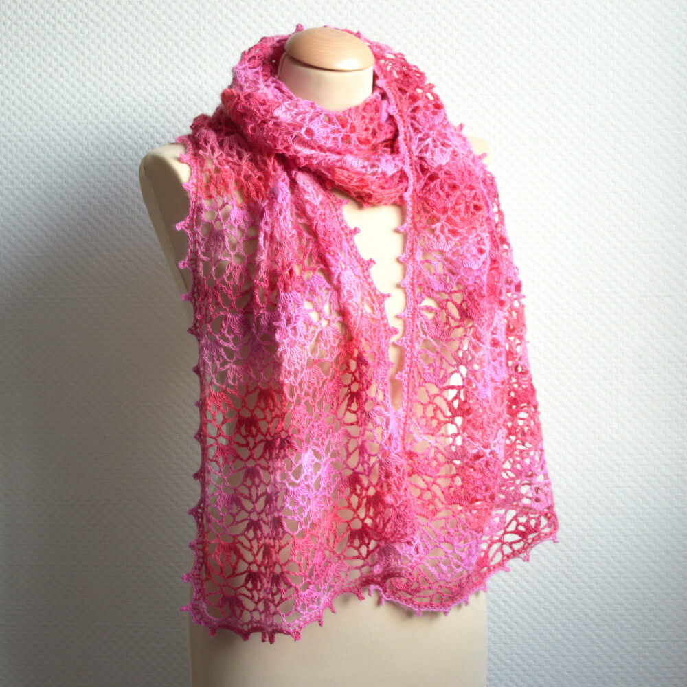 Cherry Blossoms Stole by La Visch Designs