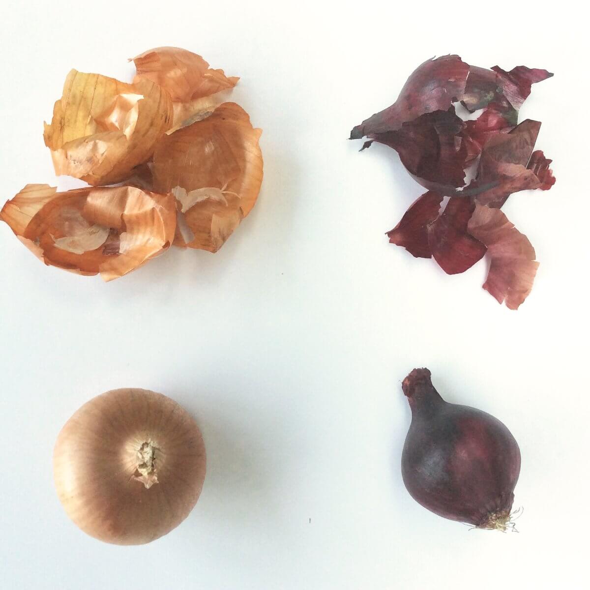 dyeing wool with onion skins - La Visch Designs