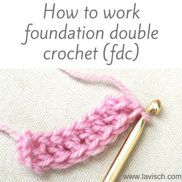 tutorial: foundation double crochet (fdc)
