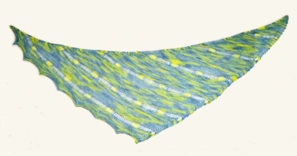 a shawl design by La Visch Designs