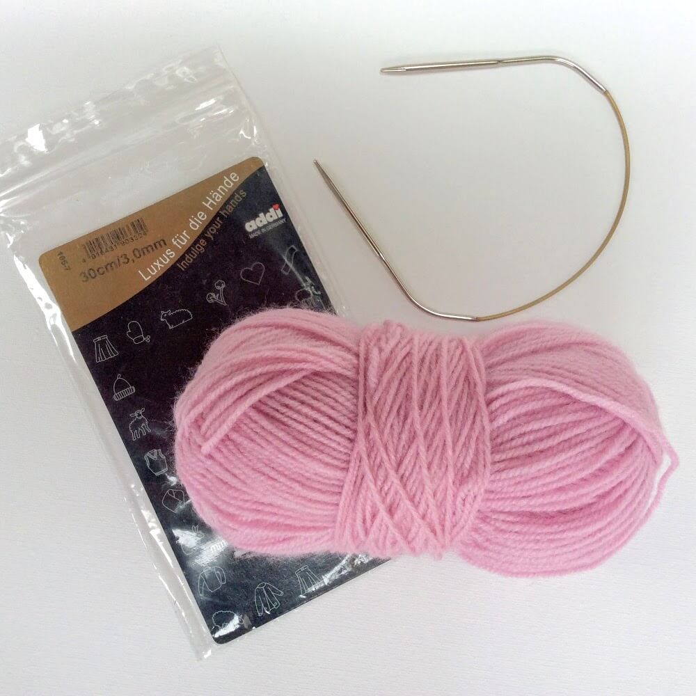 knitting a shawl on circular needles