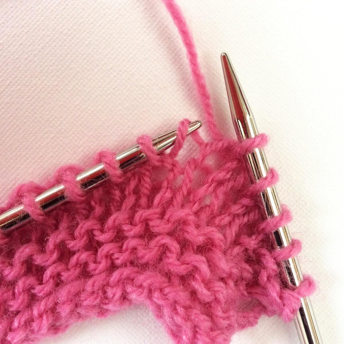 tutorial knitting M1L and M1R increases La Visch Designs