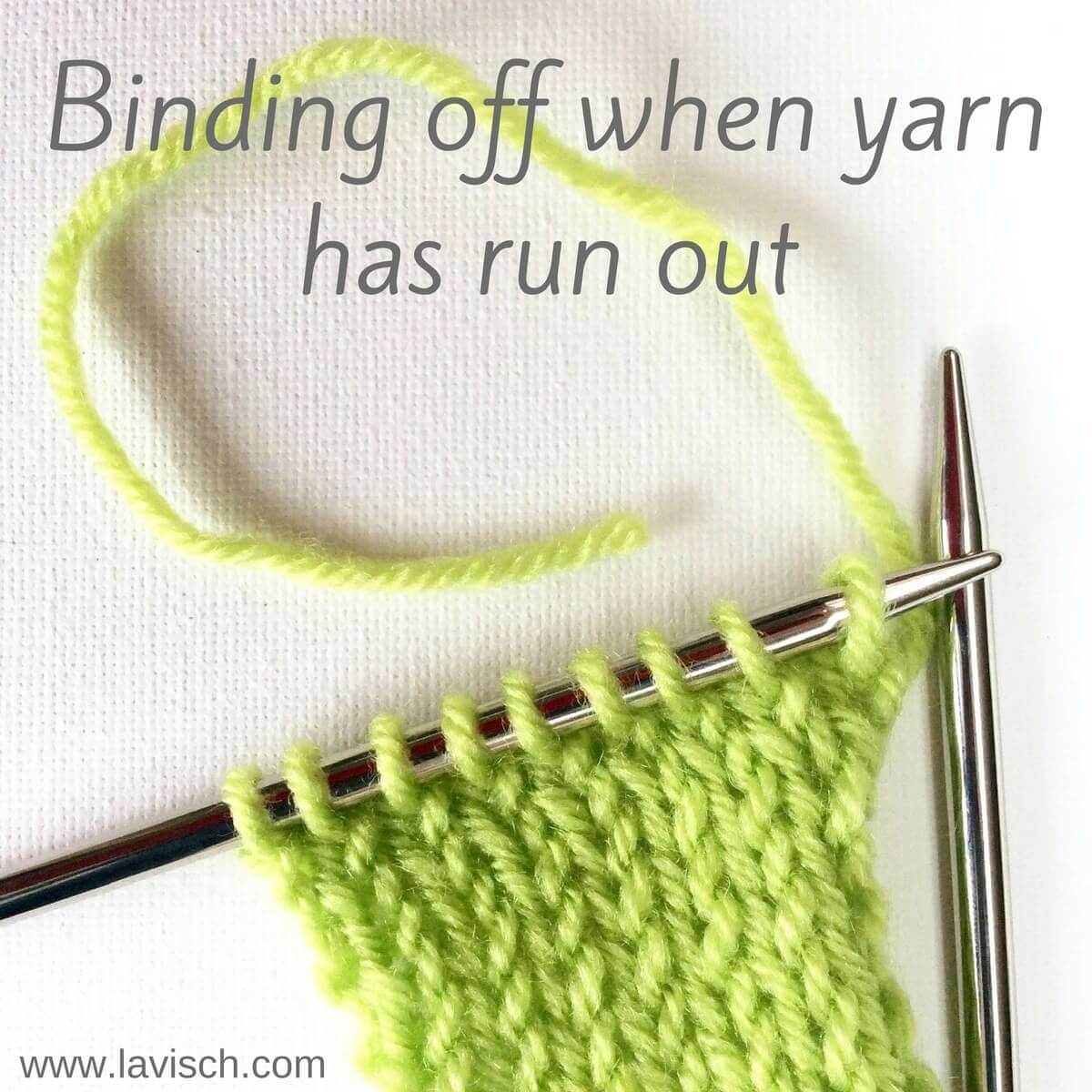 How to Cast Off When Knitting - Bind Off Knitting for Beginners