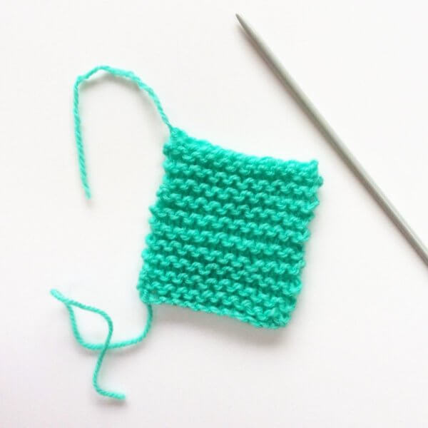 Tutorial pick-up & knit from garter stitch - by La Visch Designs