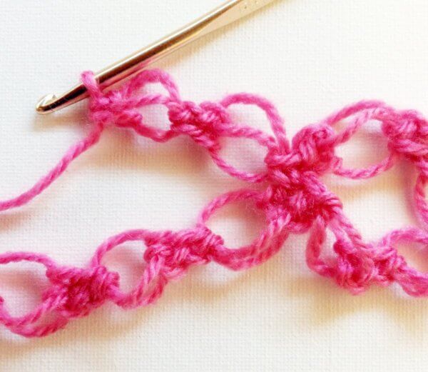 Crochet the Solomon's knot - a tutorial by La Visch Designs