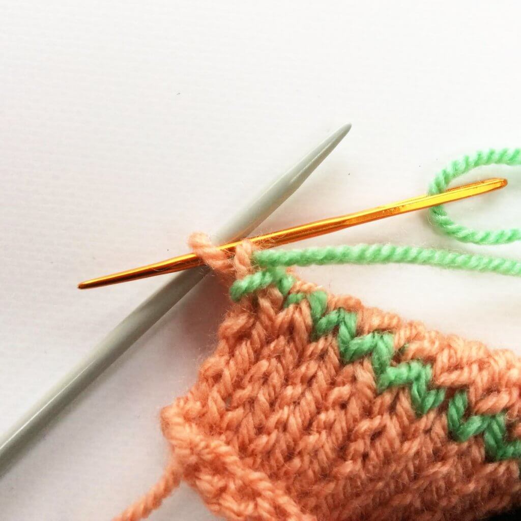 Tutorial Kitchener stitch: grafting stockinette