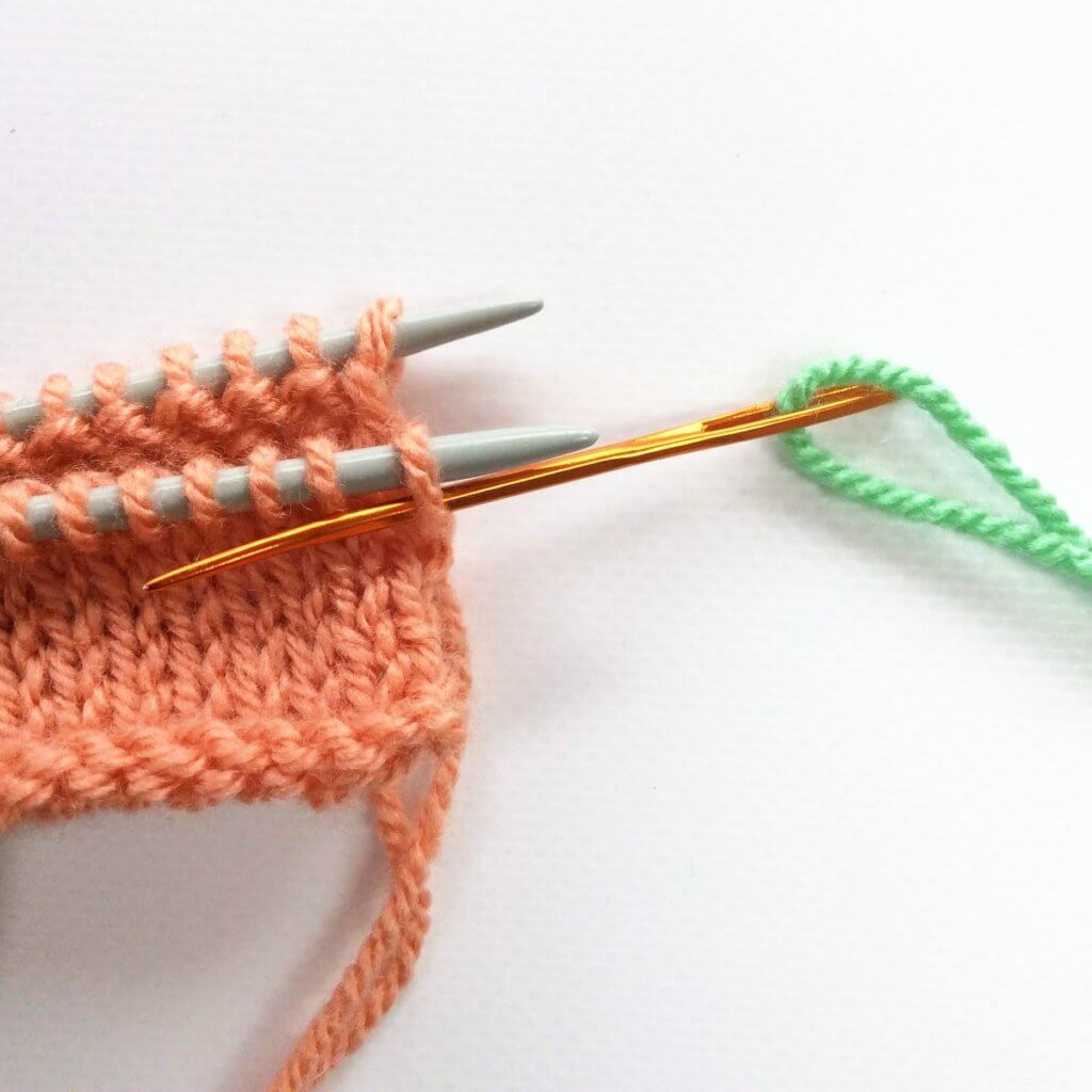 Tutorial Kitchener stitch: grafting stockinette