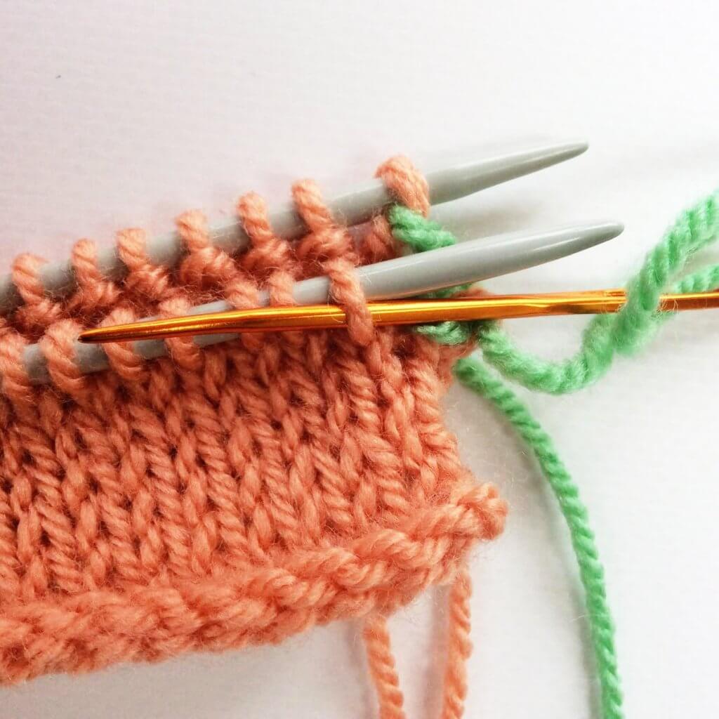 Tutorial Kitchener stitch: grafting stockinette