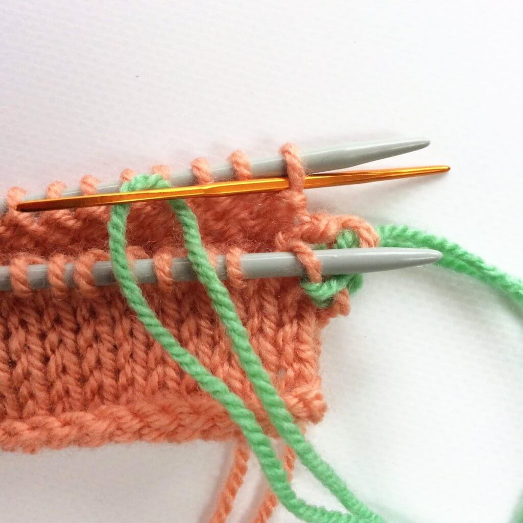 Tutorial Kitchener stitch: grafting stockinette