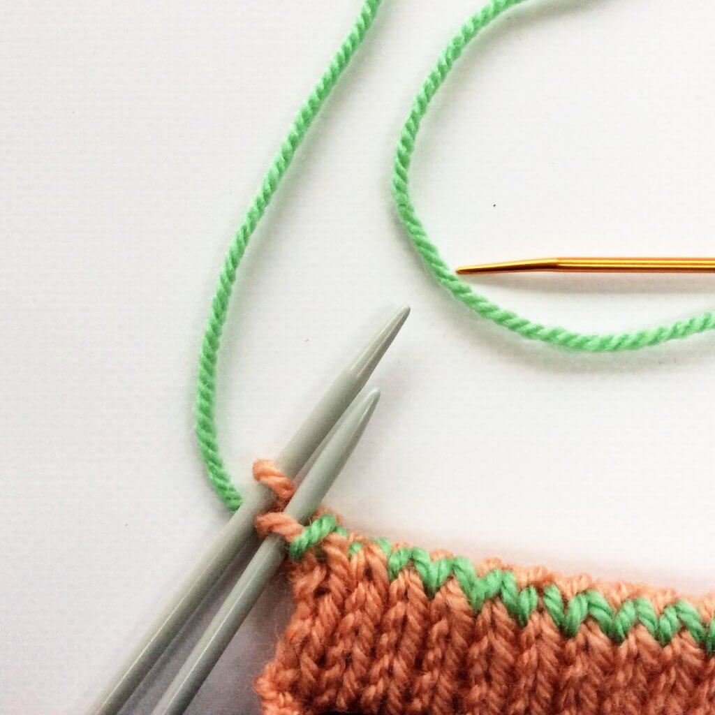 Tutorial Kitchener stitch: grafting stockinette