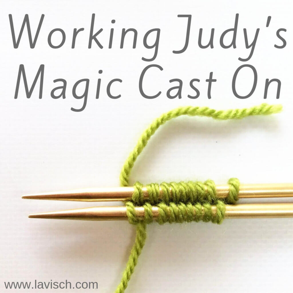Working Judy's Magic Cast On - a tutorial by La Visch Designs