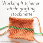 tutorial – Kitchener stitch: grafting stockinette