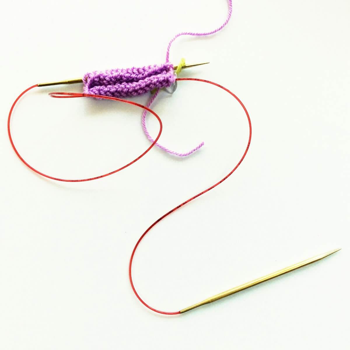 tutorial casting on & knitting magic loop La Visch Designs
