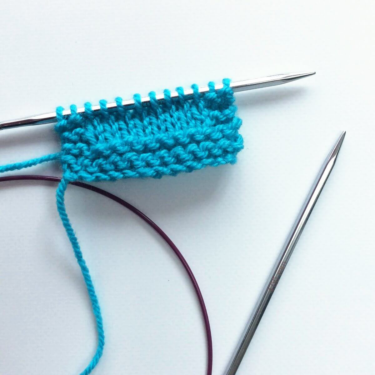 tutorial working a knit side right leaning lifted increase La Visch