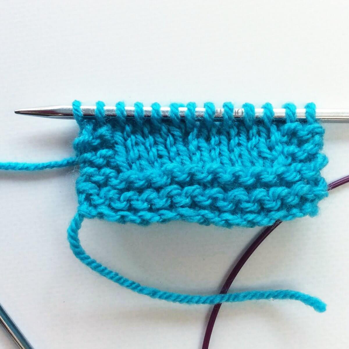 tutorial working a knitside rightleaning lifted increase La Visch