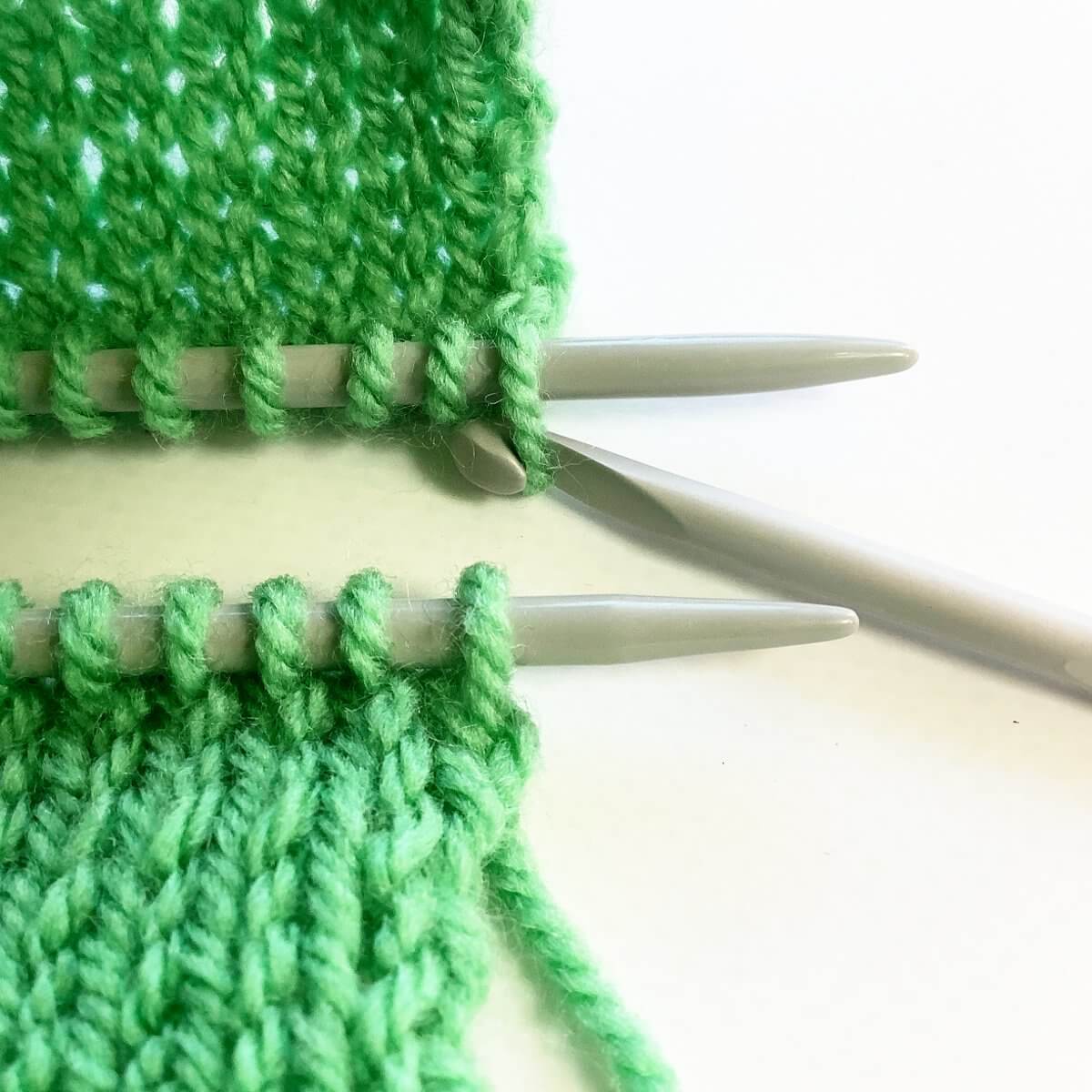 tutorial - Russian grafting stockinette - La Visch Designs