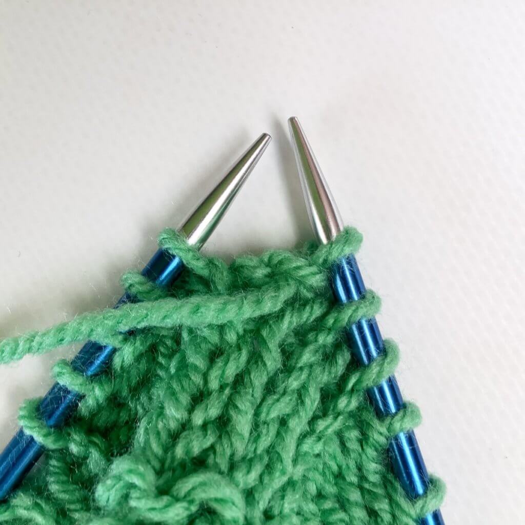 Working the ptbl stitch, step 4