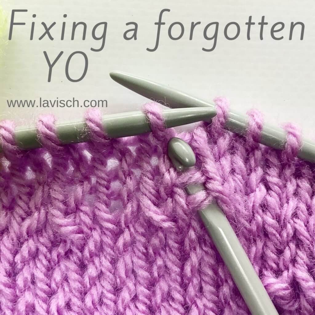 Fixing a forgotten YO - a tutorial by La Visch Designs