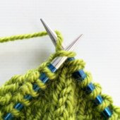 tutorial - sl2-k1-p2sso centered double decrease - La Visch Designs