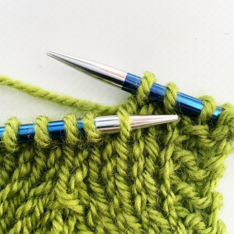 tutorial - working a knit-side left-leaning lifted increase - La Visch ...