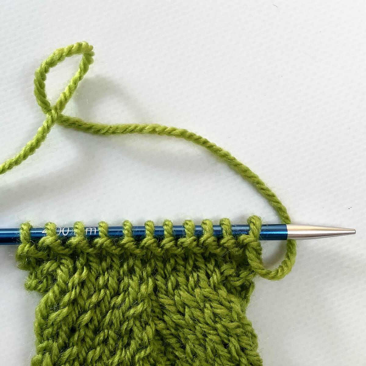 tutorial working a purlside leftleaning lifted increase La Visch