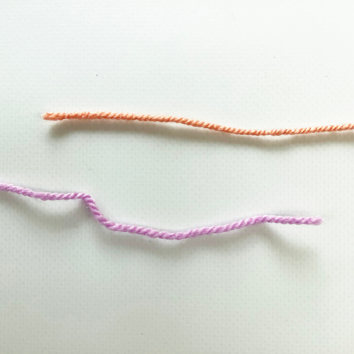 Magic knot, step 1