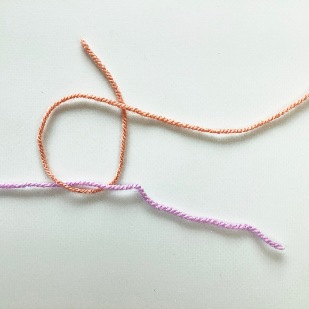 Magic knot, step 2