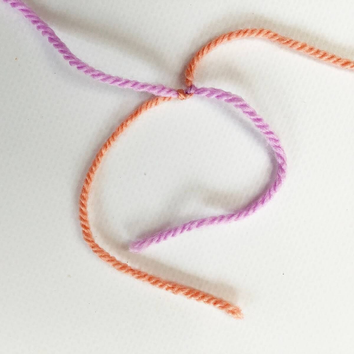 Magic knot, step 9