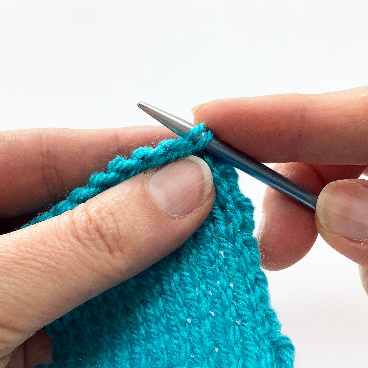 Pick up and knit step 1