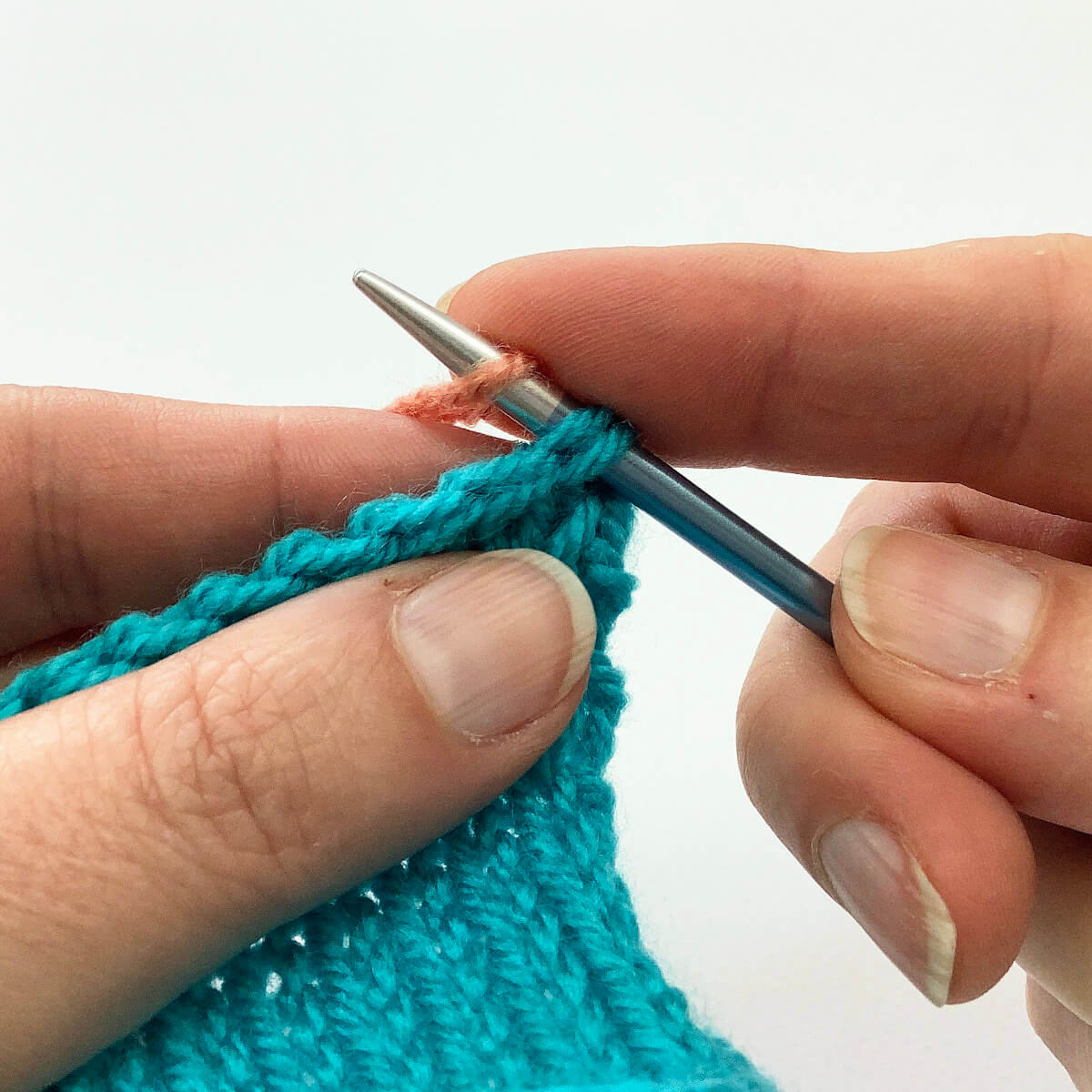 Pick up and knit step 2