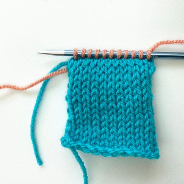 tutorial - pick up and knit - La Visch Designs