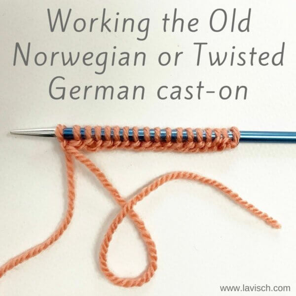Tutorial - Working the Old Norwegian or Twisted German cast-on