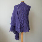 Winding Grape - a shawl design by La Visch Designs